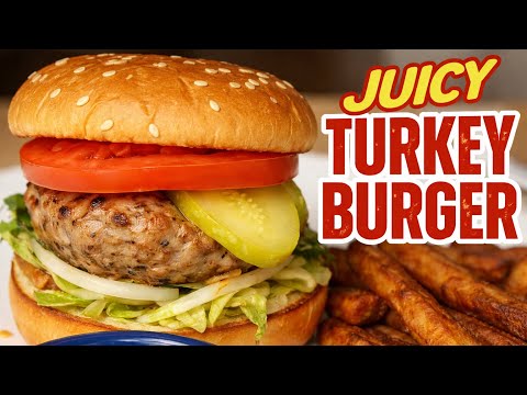 Wow! The Best Juicy Turkey Burger Recipe You Will Ever Make!