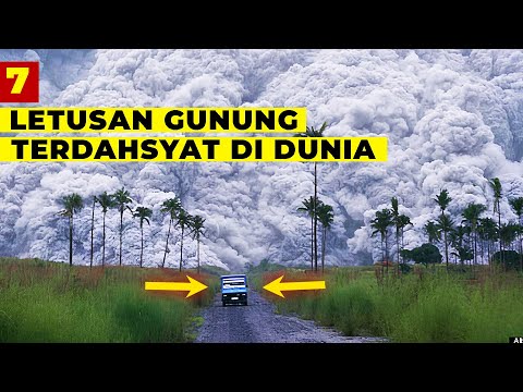 Here are the 7 most powerful volcanic eruptions in the world! Indonesia has the most.