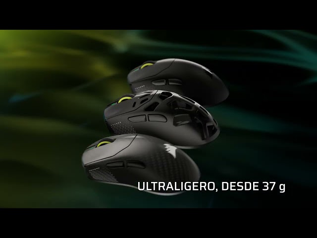 Mouse Corsair SABRE v3 PRO PureVector wireless 42000 DPI 8000 Hz nero video
