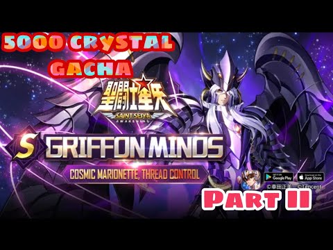 GACHA PART II GRIFFON MINOS + PVP BATTLE ( GALATIC WAR ) | Saint Seiya Awakening