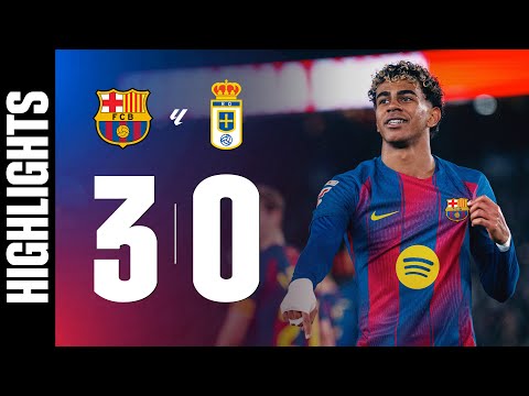 FC BARCELONA 3 vs 0 REAL OVIEDO | LALIGA 2025/26 MD21 🔵🔴