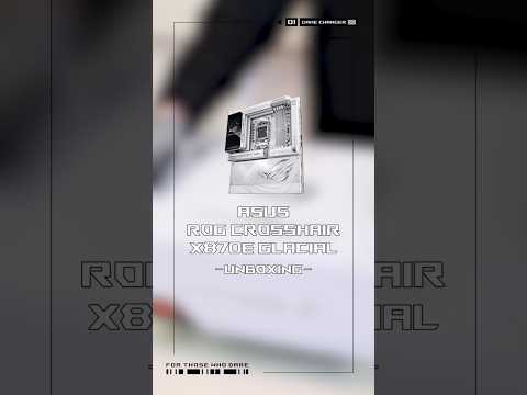 ASUS ROG CROSSHAIR X870E GLACIAL 초간단 언박싱! [STCOM 초간단 언박싱📦] #X870E #ASUS #GLACIAL #신제품리뷰