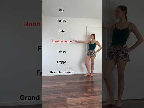 How to do ROND DE JAMBE #shorts #ballet