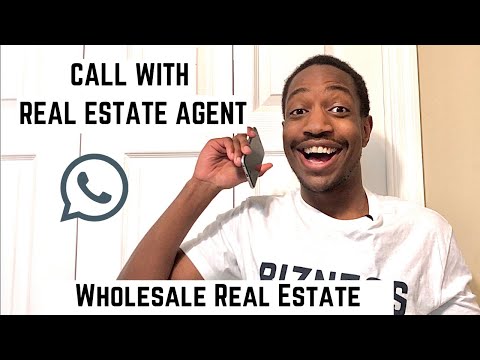 CALL WITH REAL ESTATE AGENT Wholesale Houses with Realtors