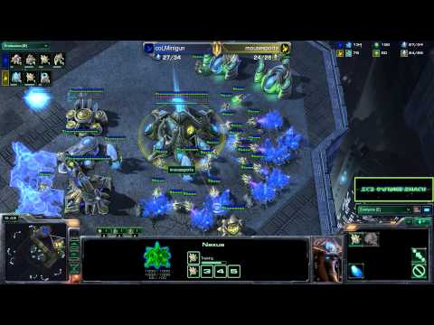 coLMinigun (P) vs mouzHasuObs (P) Game 3 - Starcraft 2 Ownage Commentary (#31)