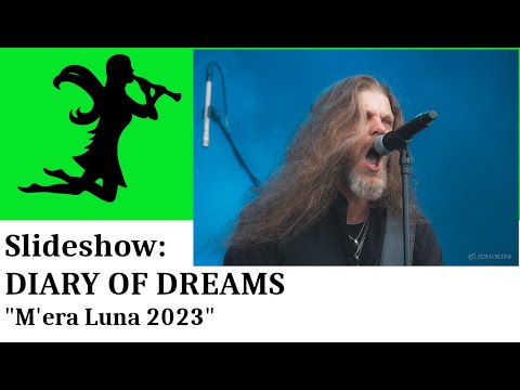 DIARY OF DREAMS live at M'era Luna, August 12 2023, concert slideshow by Nightshade TV