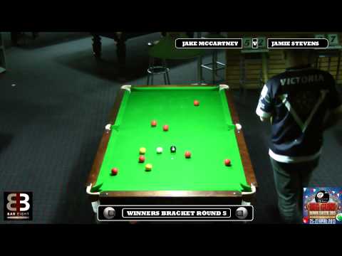 Big Guns 8 Ball 2013 Day 2 Jake McCartney v Jamie Stevens