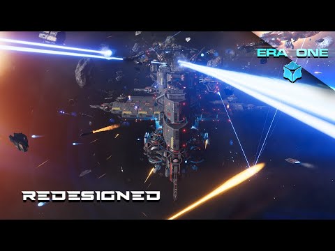 Redesign my first massive space battleship | Cinematic Battle | Ship building | Skirmish | ERA ONE