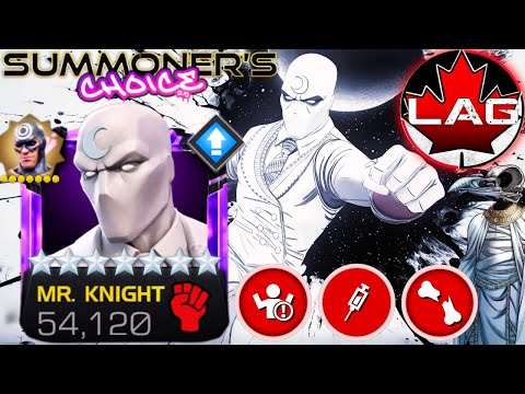 MR KNIGHT DAMAGE & UTILITY!! NEW Skill Summoner Choice 25 Showcase! 7🌟Rank 4 Sig 200 Gameplay! -MCOC