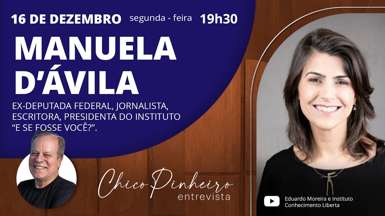 CHICO PINHEIRO ENTREVISTA MANUELA D’ÁVILA - 16/12/24