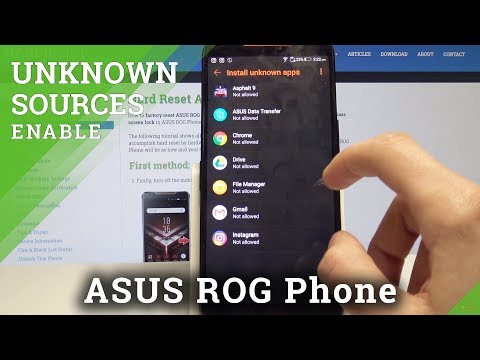 Unknown Sources in ASUS ROG Phone - Allow App Installation
