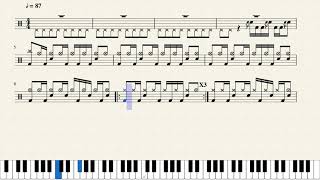 The Benjamin Gate - Lay It Down (Drum Sheet Music)