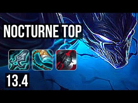 NOCTURNE vs VOLIBEAR (TOP) | 3.2M mastery, 700+ games, 9/2/6 | KR Diamond | 13.4