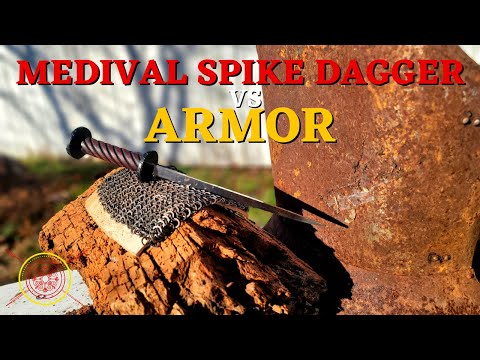 Medieval Spike Dagger VS Armor | Response to Todd Cutler and Matt Easton | Sparks Forge Review