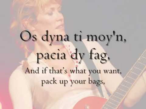 Carolina - Cerys Matthews (geiriau / lyrics)