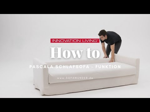 HOW TO: Schlafsofa PASCALA von Innovation® - Bettfunktion erklärt! | Sofawunder.de