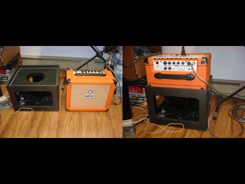 Turn your practice amp into a LESLIE cabinet for under $50. Part1 the Demo. .