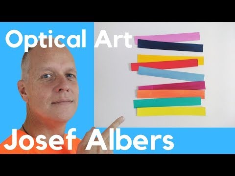 Josef Albers Interaction of Color – Op art and relative color