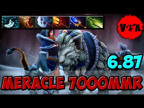 Dota 2 - Meracle 7000 MMR Plays Mirana vol #1 - Ranked Match