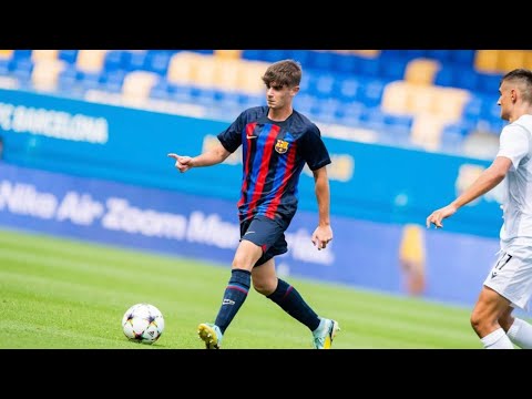 Aleix Garrido vs Viktoria Pilsen | UEFA Youth League (7/8/22)