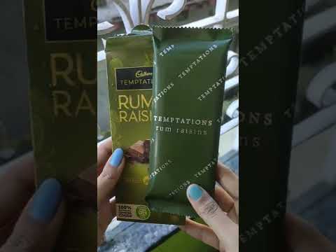 Cadbury Temptations Chocolate - Rum & Raisins 🍫🥰 #shorts