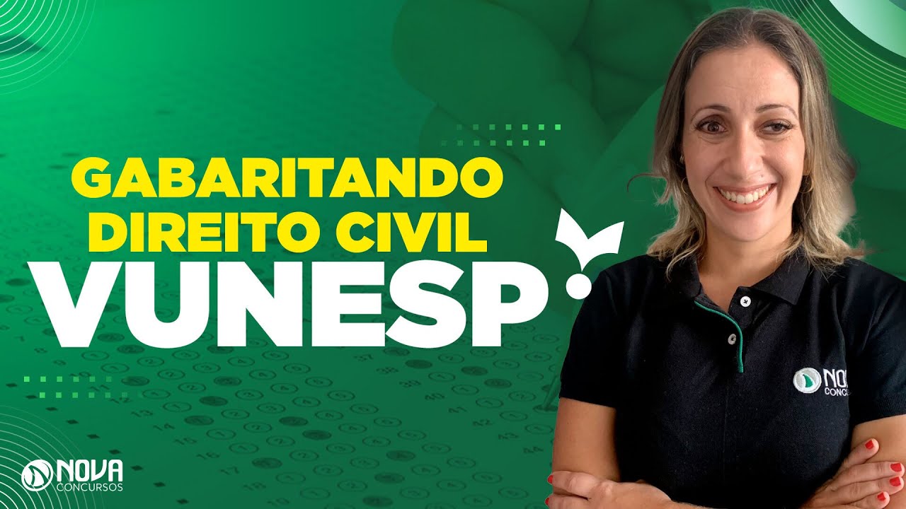 Questões Comentadas de Direito Civil para a Banca Vunesp