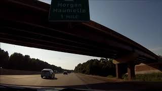 Interstate 40 Arkansas - Exit 159 to Mile 135