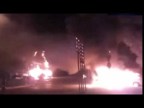 Hooligan riot - Neapel vs. Legia (SSC Neapel vs. Legia Warsaw - Europe League)