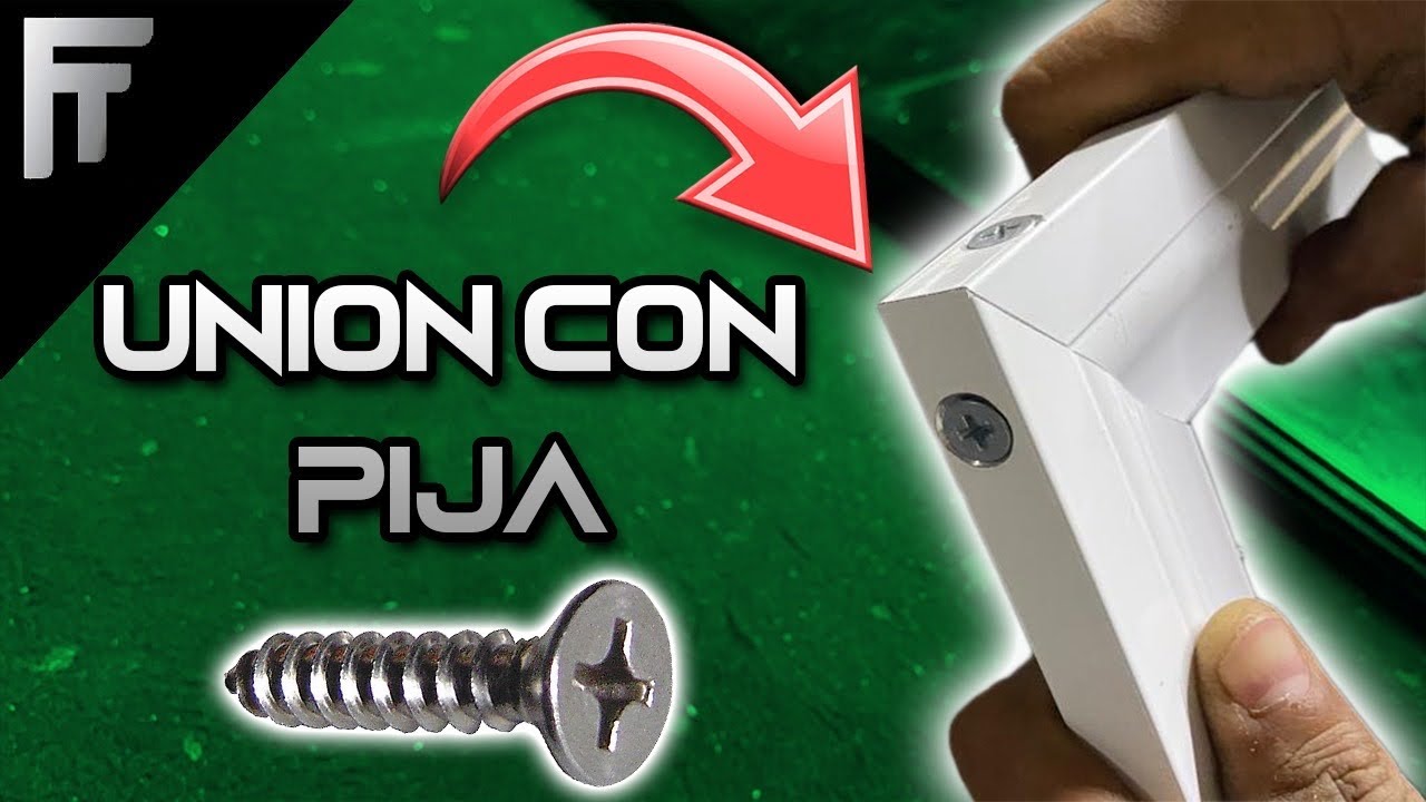 Como armar marco SEMILUJO con PIJAS Y ESCUADRAS. Perfil de aluminio unido con escuadra y pijas .