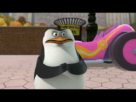 Penguins of Madagascar - There's more than one way to make a penguin puke his guts up