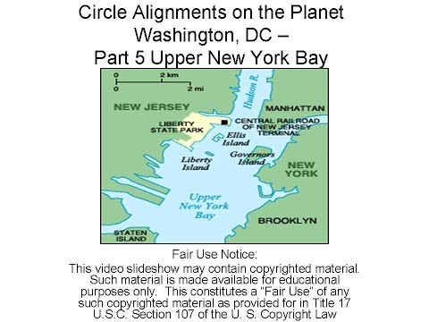 Circle Alignments on the Planet Washington, DC - Part 5 Upper New York Bay