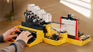 Building a Functional LEGO Typewriter