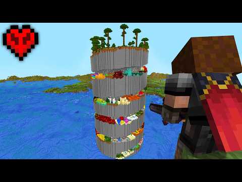 I Built Parkour Spiral in Hardcore Minecraft!