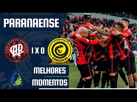 🚨 Athlético-PR 1 x 0 Cascavel | Melhores Momentos | futebol | Paranaense 2023 🚨