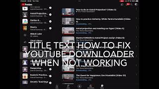 How to fix Youtube Premium download video stuck at "Waiting to download...." iOS and Chorme
