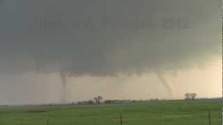 preview picture of video '2012 April 14 Ingersoll-Cherokee, Oklahoma Twin Tornadoes'