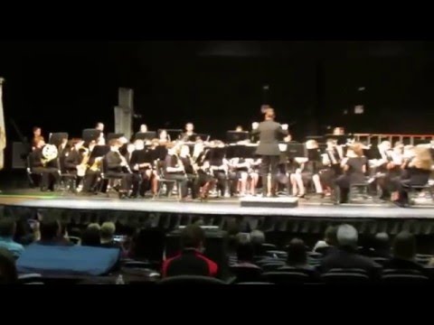 Concord Middle School  band at MICCA 2016