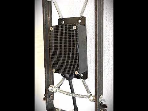 Unique custom-built 1920's Style Ring Spring Dynamic Microphone (hear sample) imagen 4