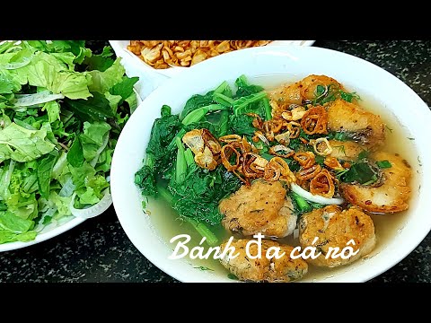 Bánh đa cá rô ngon hảo hạng, cách làm by Dinh kim ẩm thực.