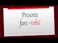 Corso di polacco ”Presente del verbo fare-robić” 