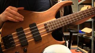 Video thumbnail for Peavey Grind 4 String Bass by Sam Pedneau