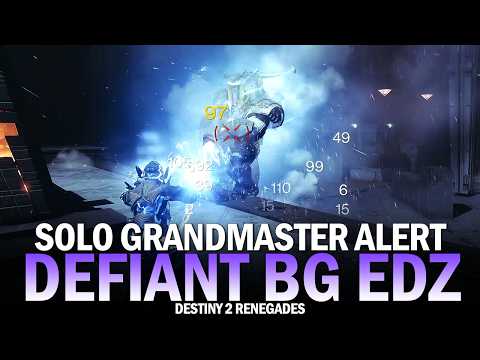 Solo GM Alert Defiant Battleground EDZ [Destiny 2 Renegades]