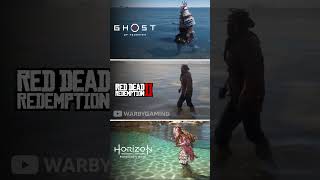 Ghost of Tsushima vs RDR2 vs Horizon Forbidden West | Water Physics