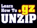 Extract GZ File Instructions Gz Unzip