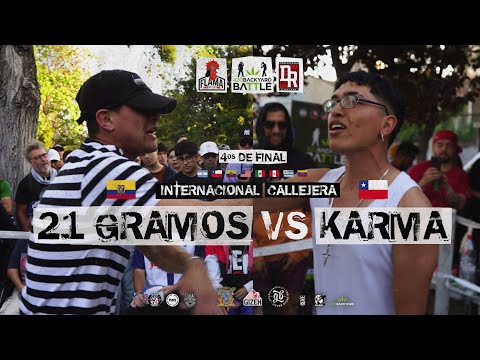 21 GRAMOS vs KARMA. 4os de final. 420 Backyard Battle Internacional Callejera 2022