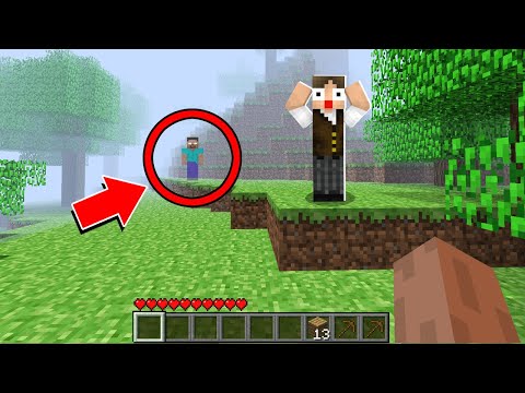 Minecraft: THE SEED THAT HEROBRINE APPEARED FOR THE FIRST TIME IN HISTORY!