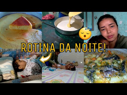 MINHA ROTINA DA NOITE COM MEU FILHO😴