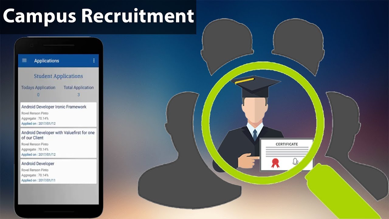 Android Campus Recruitment System