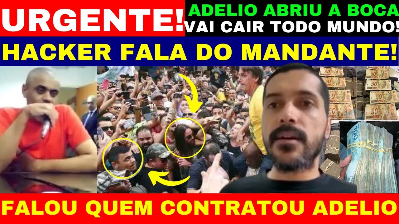 ADELIO BISPO ABRIU A BOCA E HACKER ENTREGA TODO MUNDO!