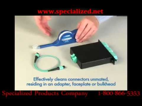 IBC™ Brand Cleaner MPO II fibre optic cleaner product video